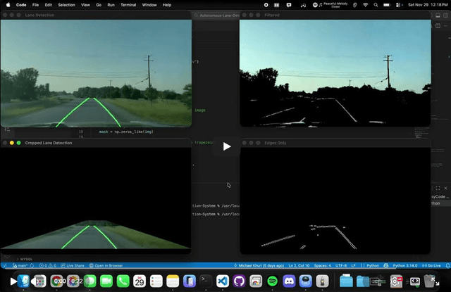 Autonomous Lane Detection System